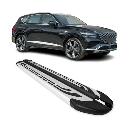2021-2026 Genesis GV80 Nerf Bar Side Step Running Boards Alu 2x