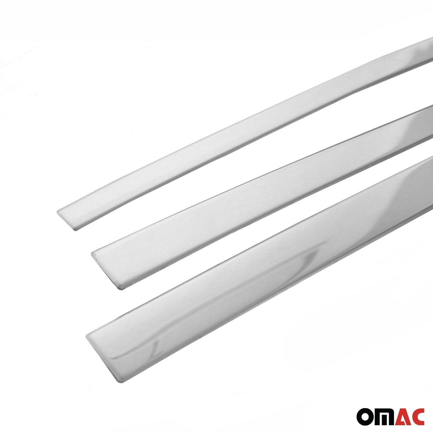 2011-2016 Kia Sportage Side Door Molding Trim Skirt Garnish Stainless Steel Silver 4Pcs
