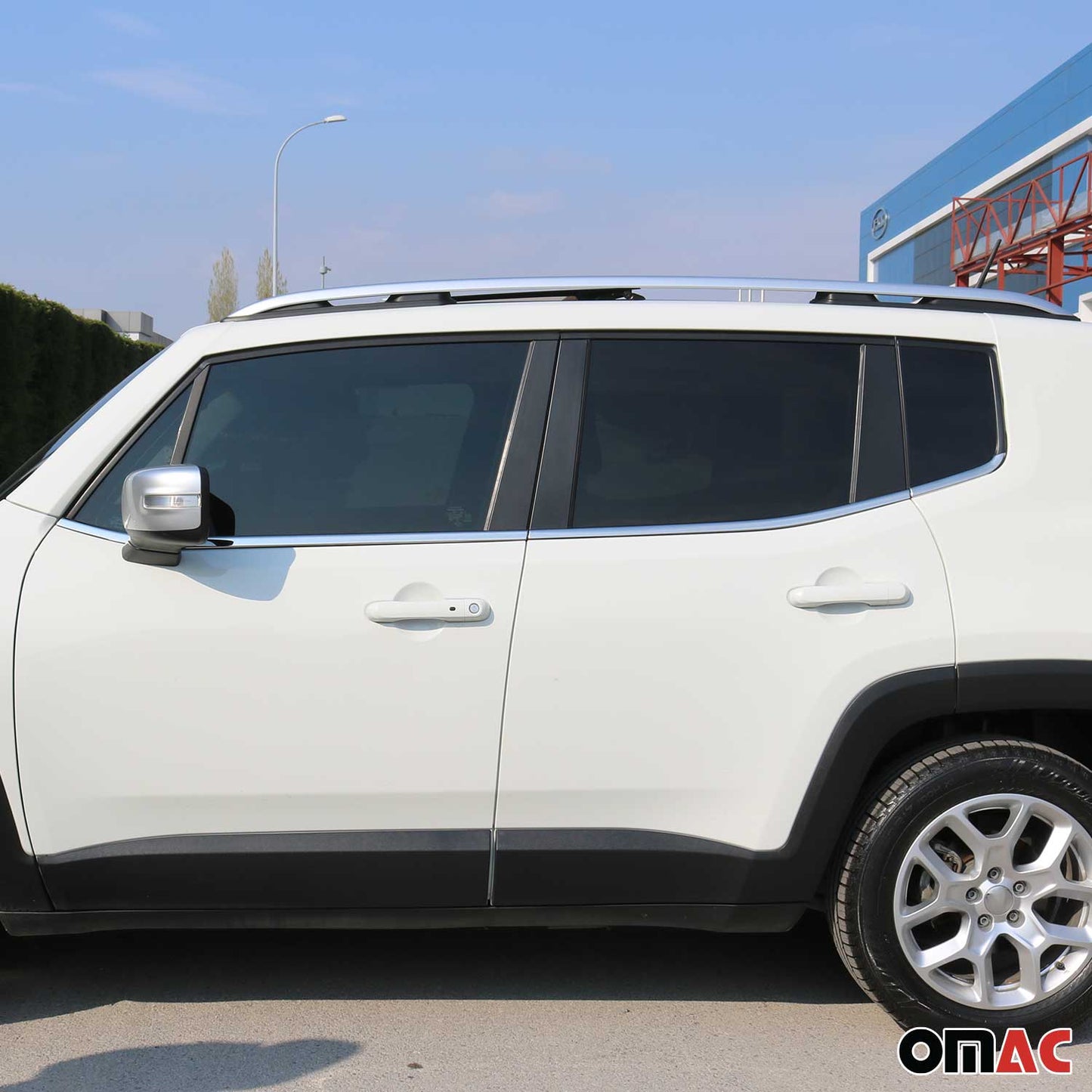 2015-2024 Jeep Renegade Window Molding Trim Streamer Steel Silver 6 Pcs
