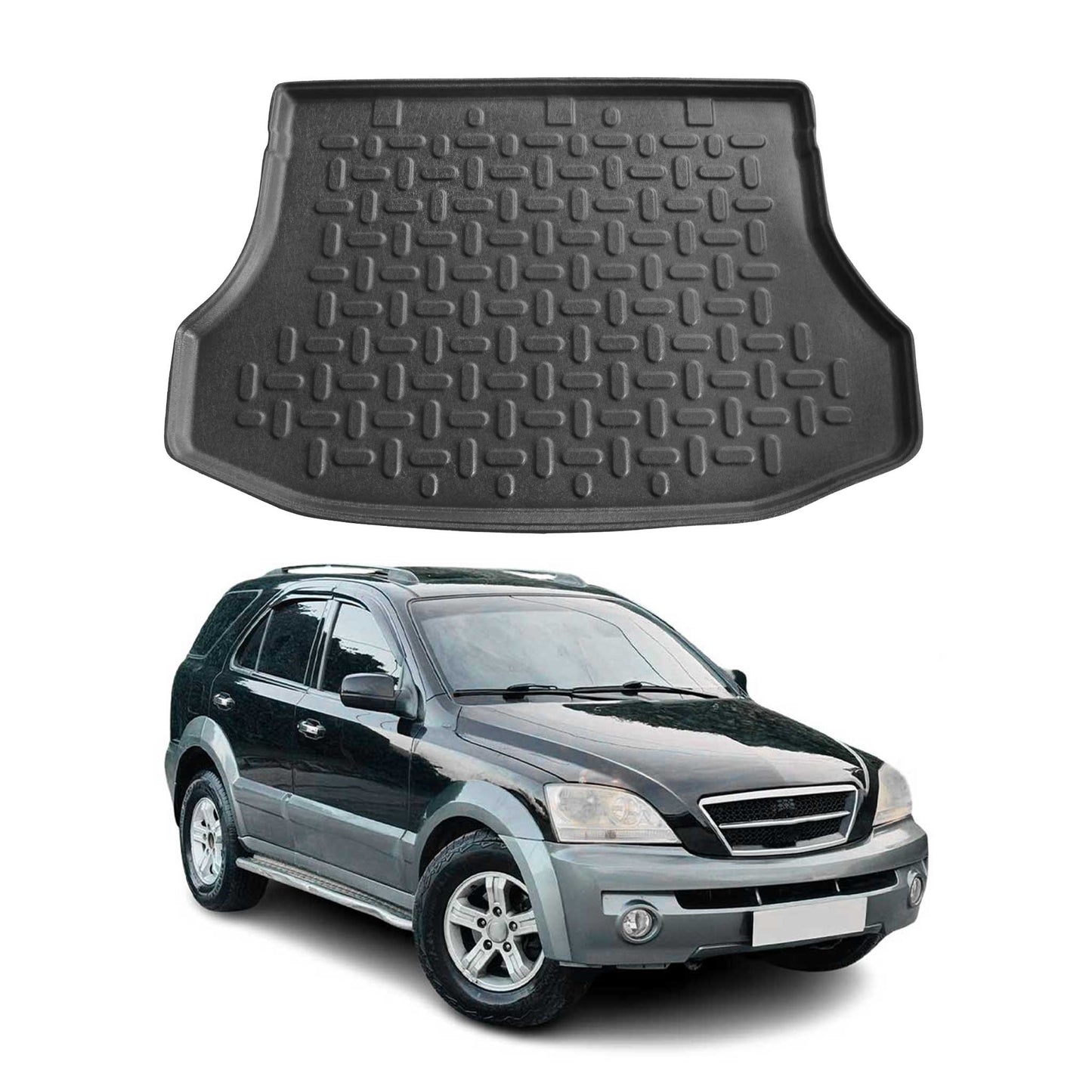 2003-2009 Kia Sorento Cargo Liner Trunk Mat All Weather Black