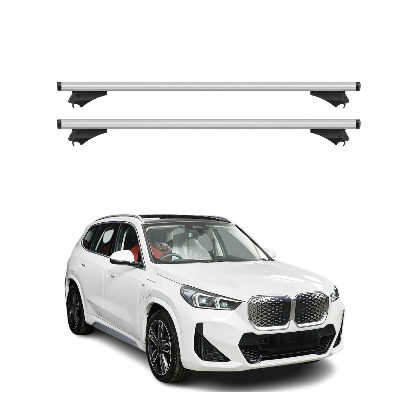 2022-2026 BMW IX1 U11 Roof Rack Cross Bars Silver