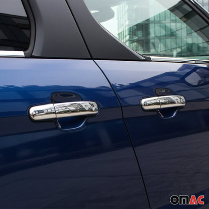 2014-2019 Ford Transit Connect Pre-FL Mirror Cover Caps & Door Handle Chrome Set