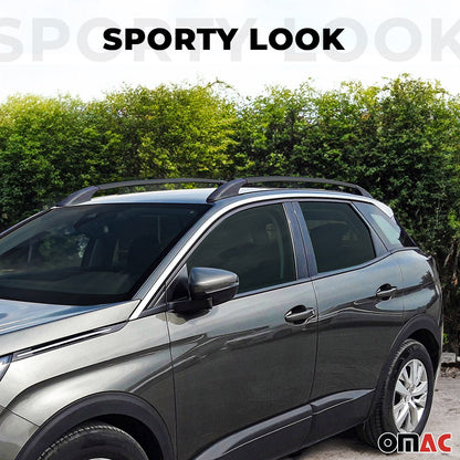 2019-2021 Honda CR-V Roof Rack Rails Side Rails  AluminiumBlack 2 Pcs