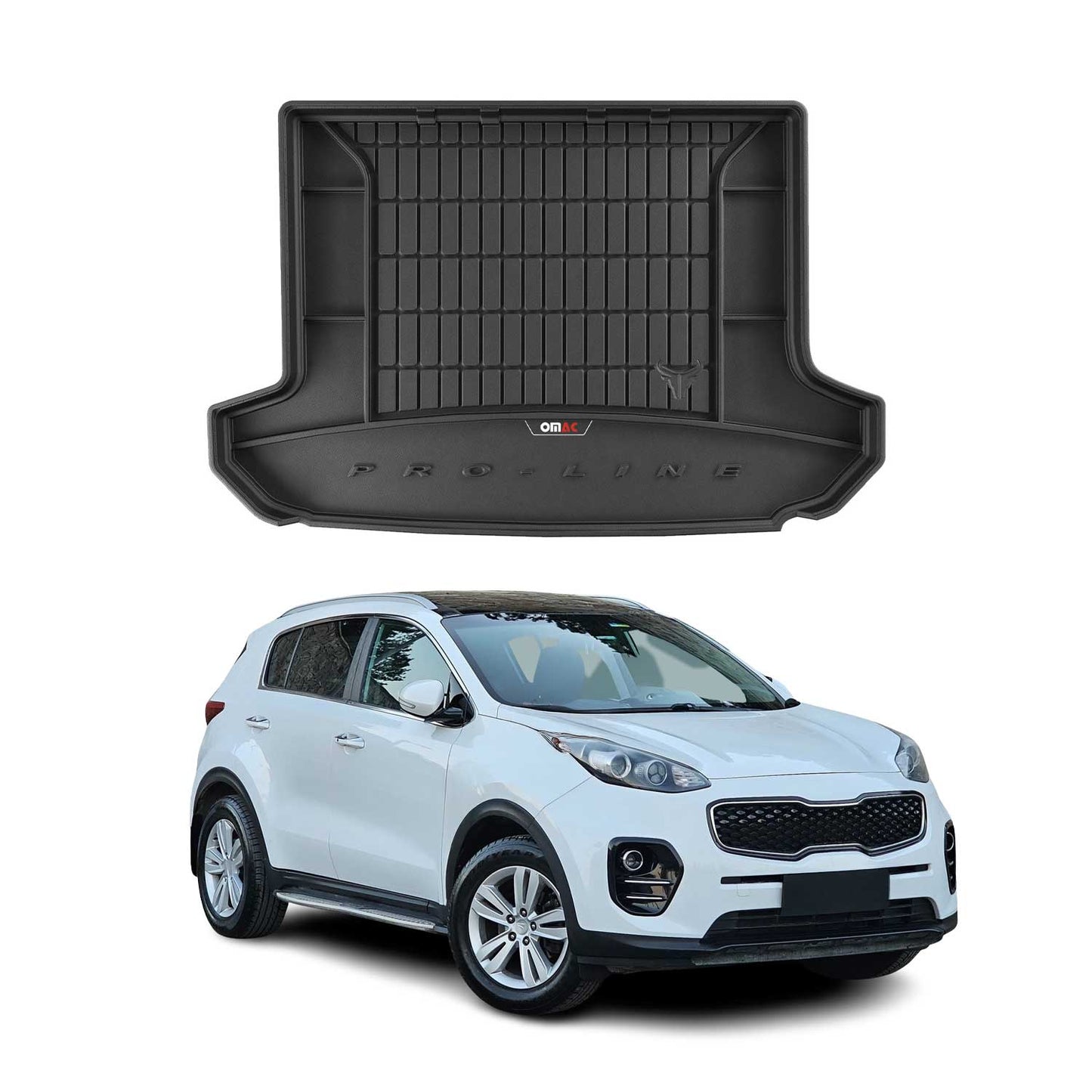 2017-2022 Kia Sportage Premium Cargo Liner Trunk Mat All Weather Heavy Duty Upper Trunk