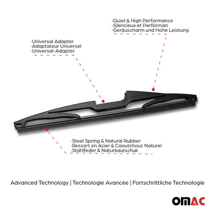 Nissan Juke Rear Windshield Wiper Blades