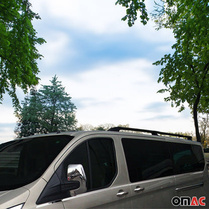 2015-2026 Ford Transit L1 SWB Roof Rack Rails Side Rails Black