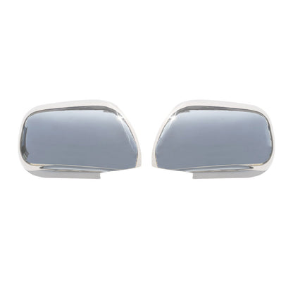 2003-2009 Toyota 4Runner Side Mirror Cover Caps Stainless Steel Silver 2 Pcs