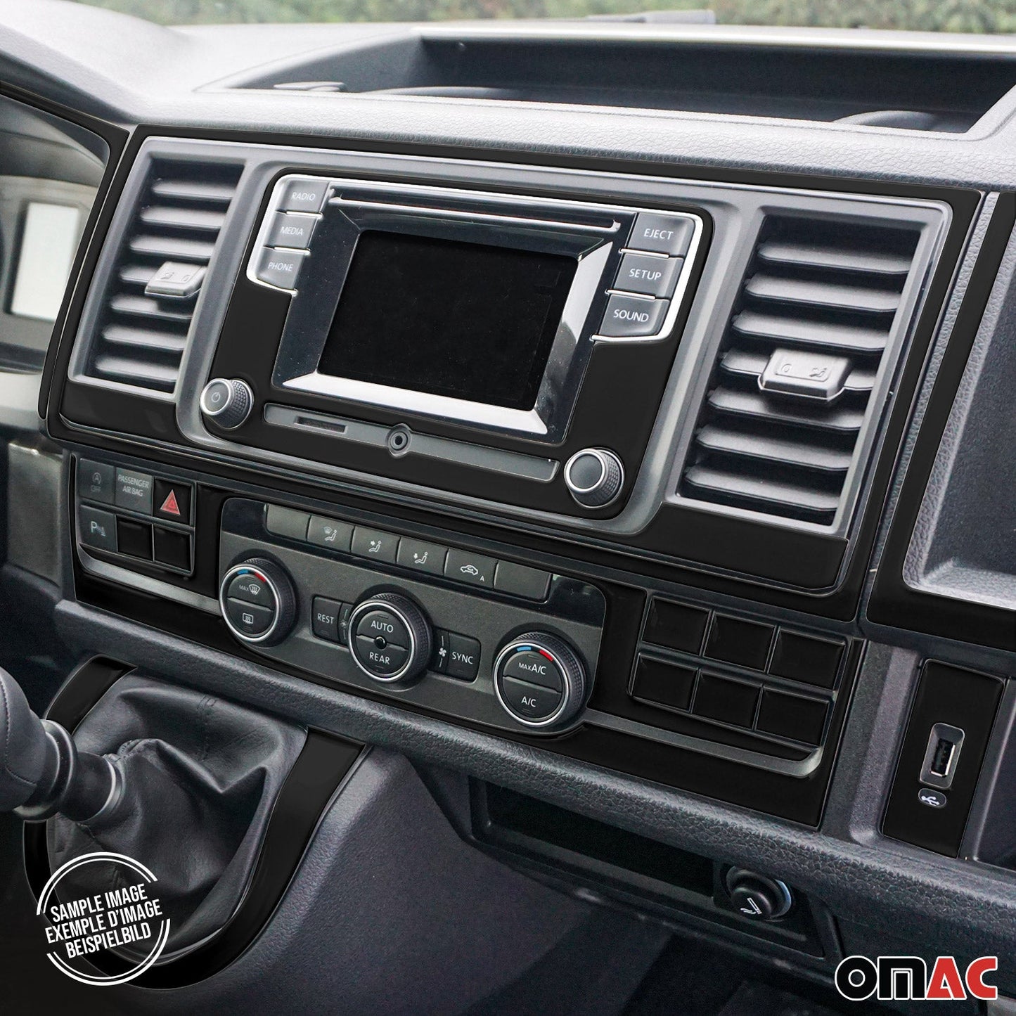 1998-2003 Volkswagen Golf Mk4 Piano Black Dashboard Console Trim Kit 21Pcs