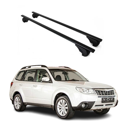 2009-2013 Subaru Forester III Roof Rack Cross Bars Black