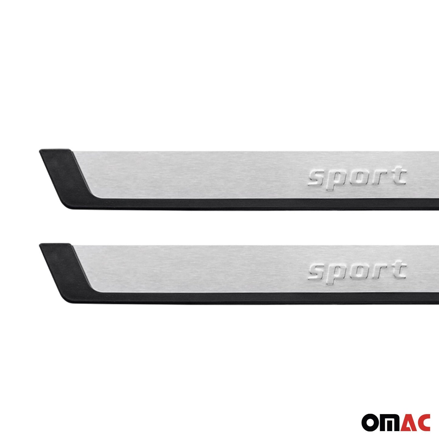Toyota Tacoma Door Sill Scuff Plate Scratch Protector Sport Stainless Steel Silver 2 Pcs