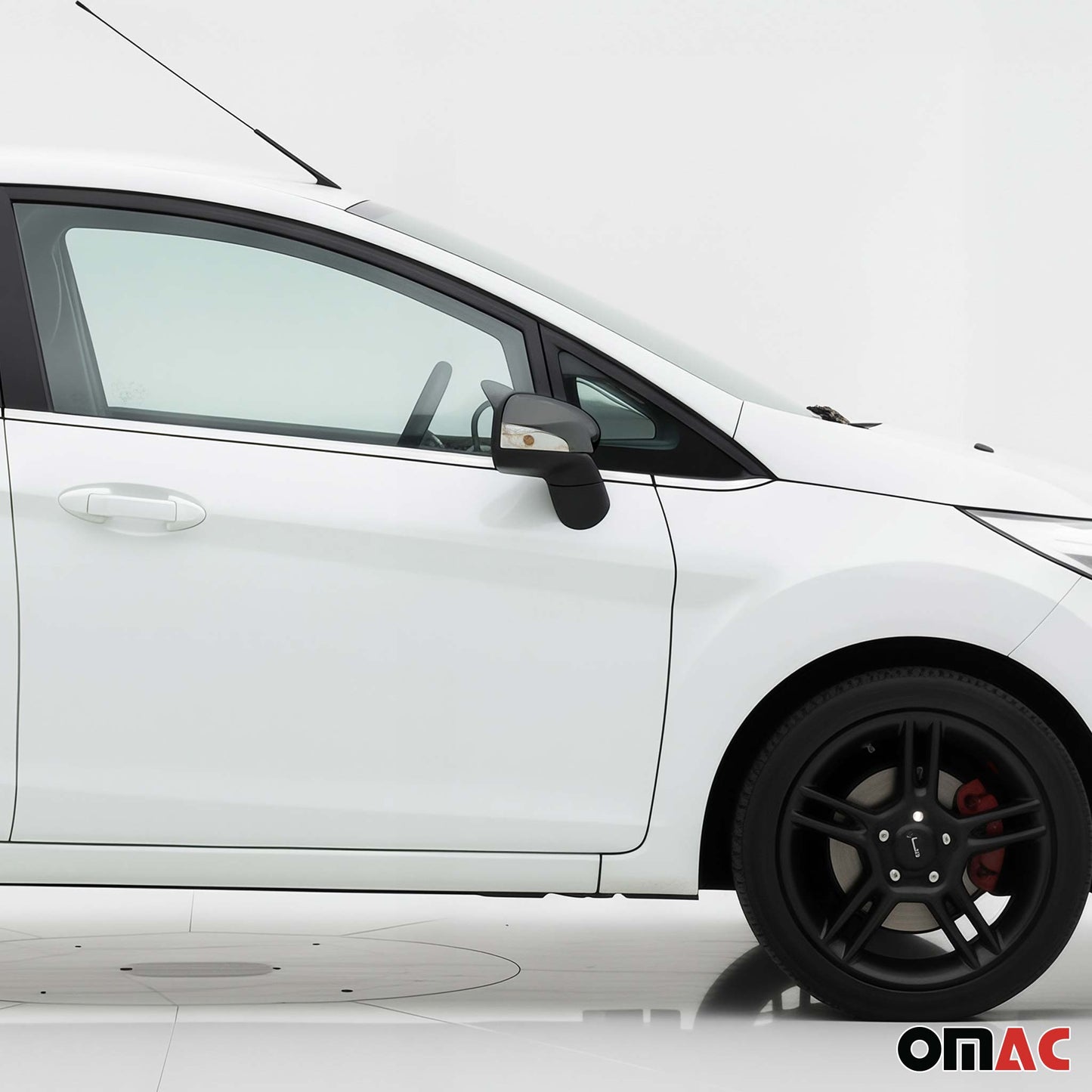 2011-2019 Ford Fiesta / B-Max Side Mirror Cover Caps Dark 2 Pcs