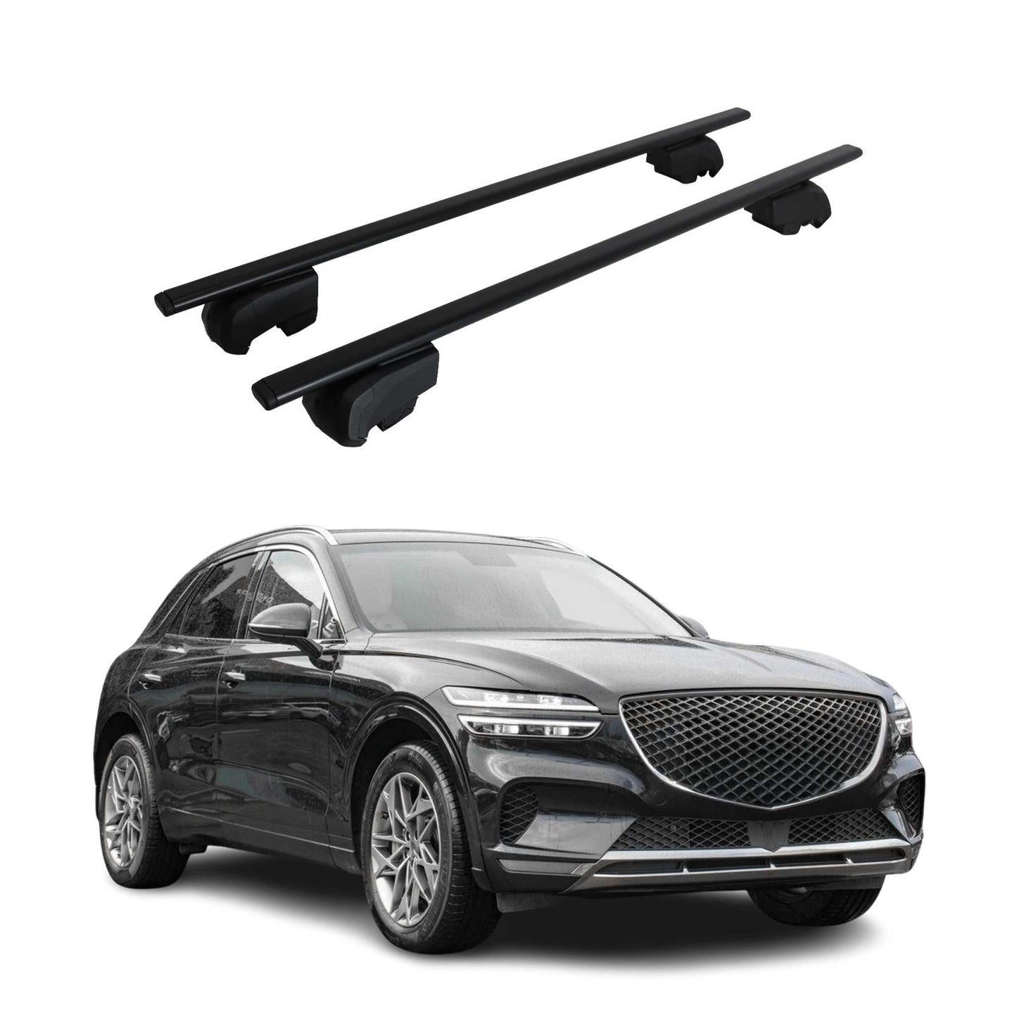 2022-2026 Genesis GV70 Roof Rack Cross Bars Black