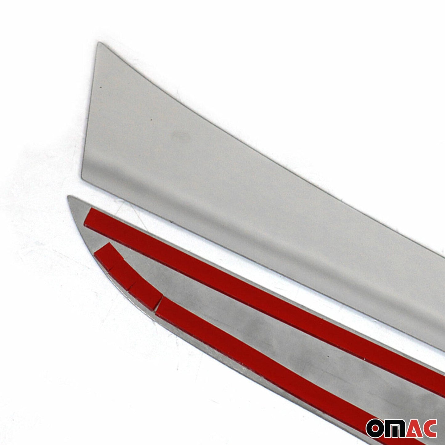 2017-2026 Jeep Compass Trunk Wing Side Trim Silver Stainless Steel 2 Pcs