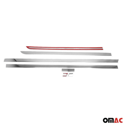 2016-2024 Mercedes Metris Short WB Side Door Molding Trim Skirt Garnish Stainless Steel