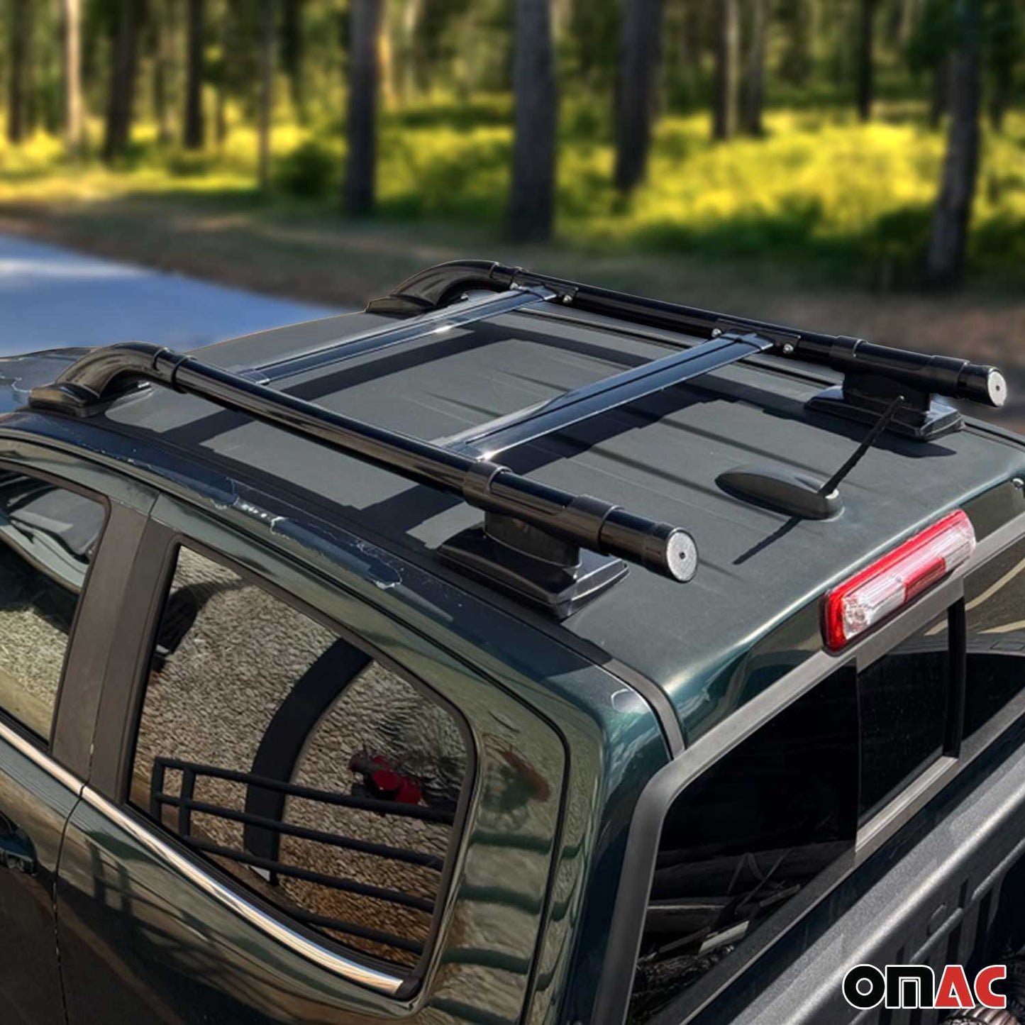 2014-2024 Nissan Navara D23 Roof Rack Rails Side Rails Black