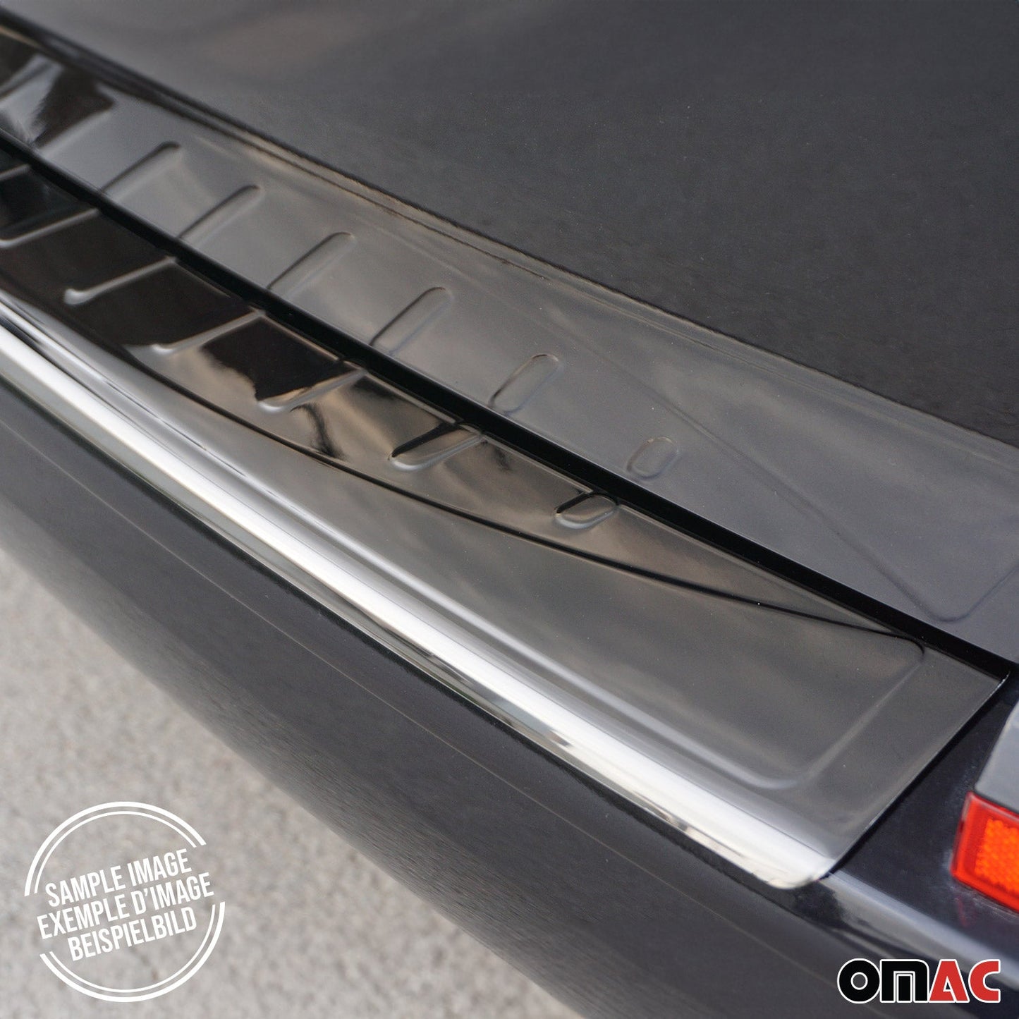 2016-2018 Hyundai Tucson Rear Bumper Guard Stainless Steel Dark