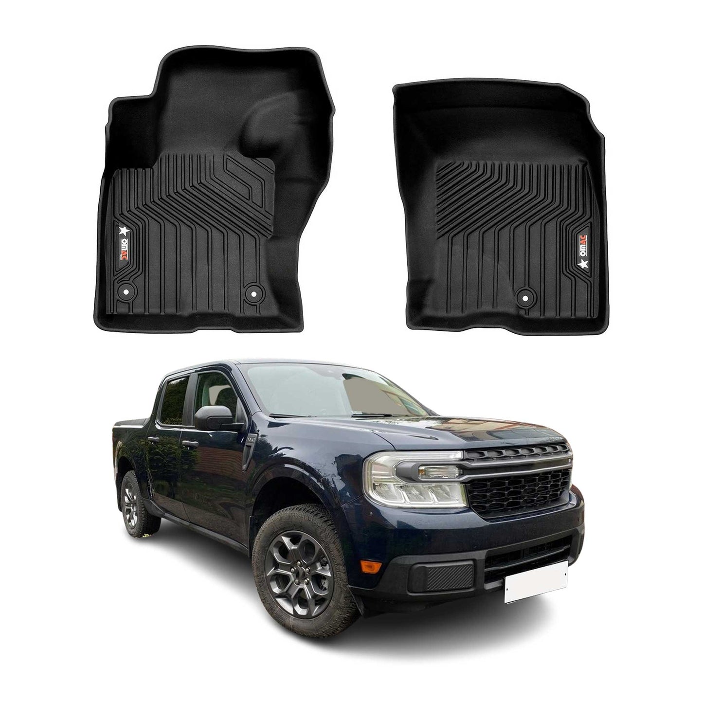 2022-2026 Ford Maverick Premium Floor Mats Liners First Row Front