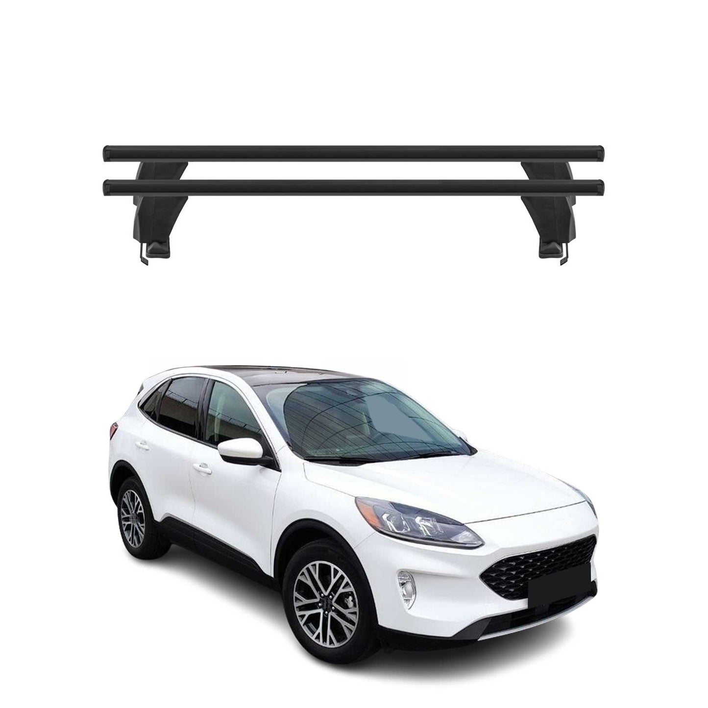 2020-2026 Ford Escape Roof Rack Cross Bars Black