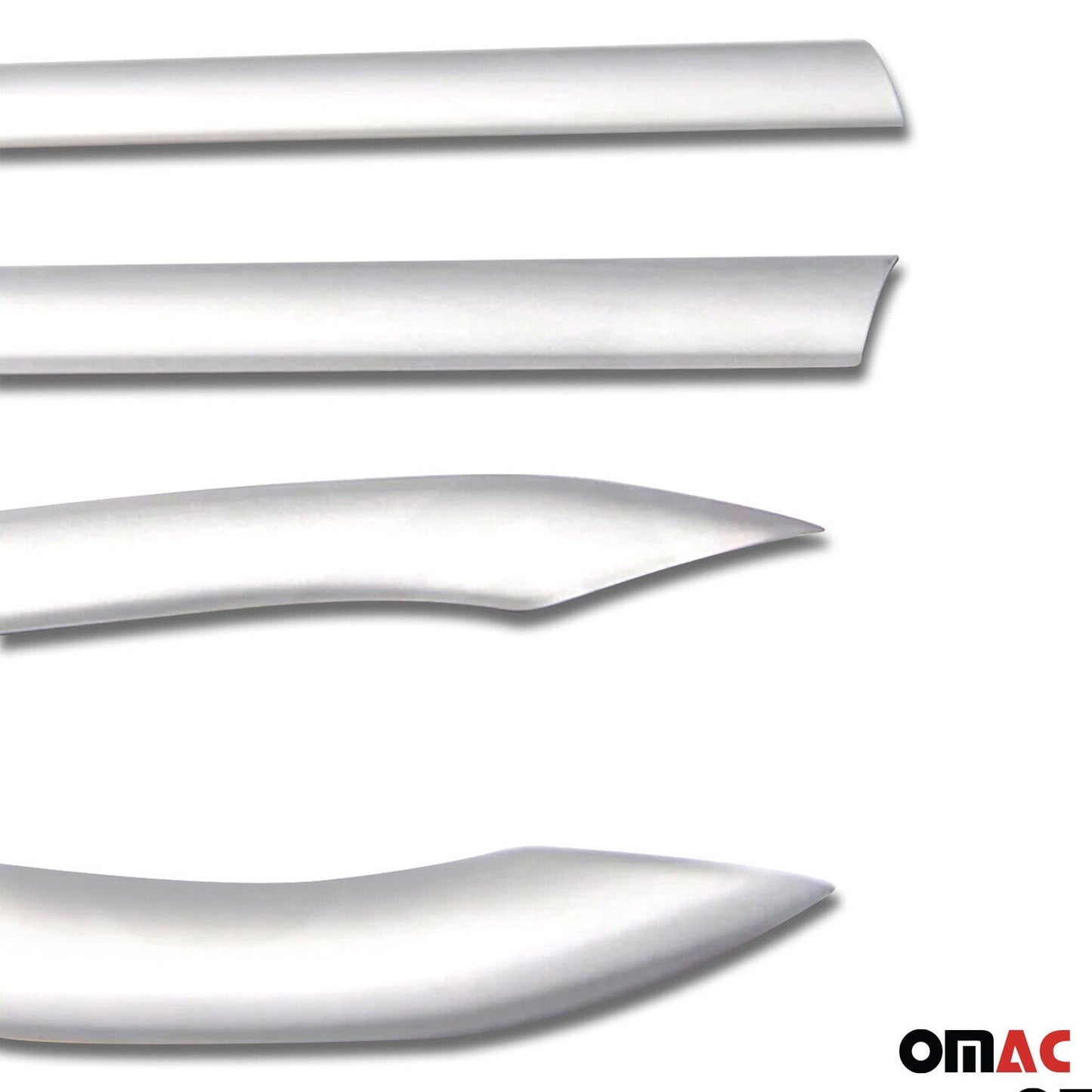 Window Molding Trim Set Streamer for Ford Fiesta 2011-2019 Stainless Steel 16Pcs