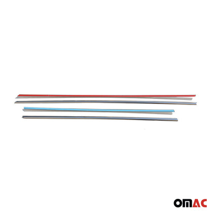 2012-2019 BMW 1 Series F20 Window Molding Trim Streamer Stainless Steel 4x
