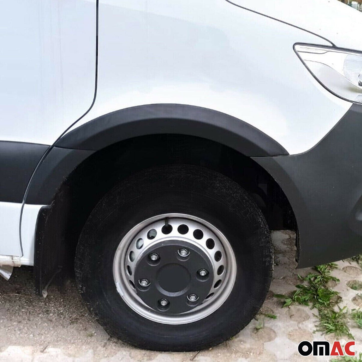 2019-2026 Mercedes Sprinter W907 910 Fender Flares Wheel Protector Black 4x