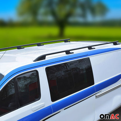 2015-2026 Ford Transit L3 LWB Roof Rack Rails Side Rails Black
