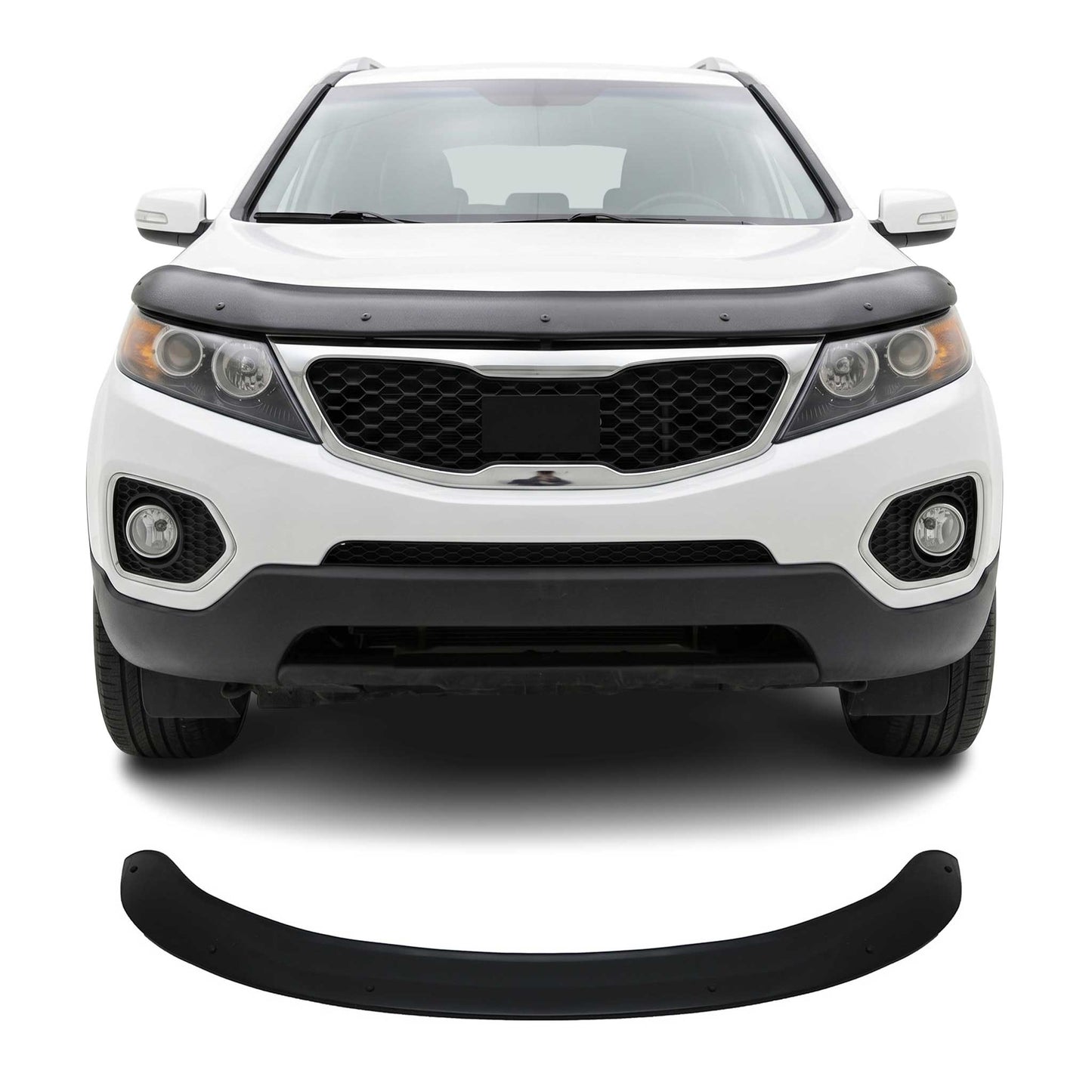 2011-2015 Kia Sorento Front Bug Shield Hood Deflector 1 Pc Smoke