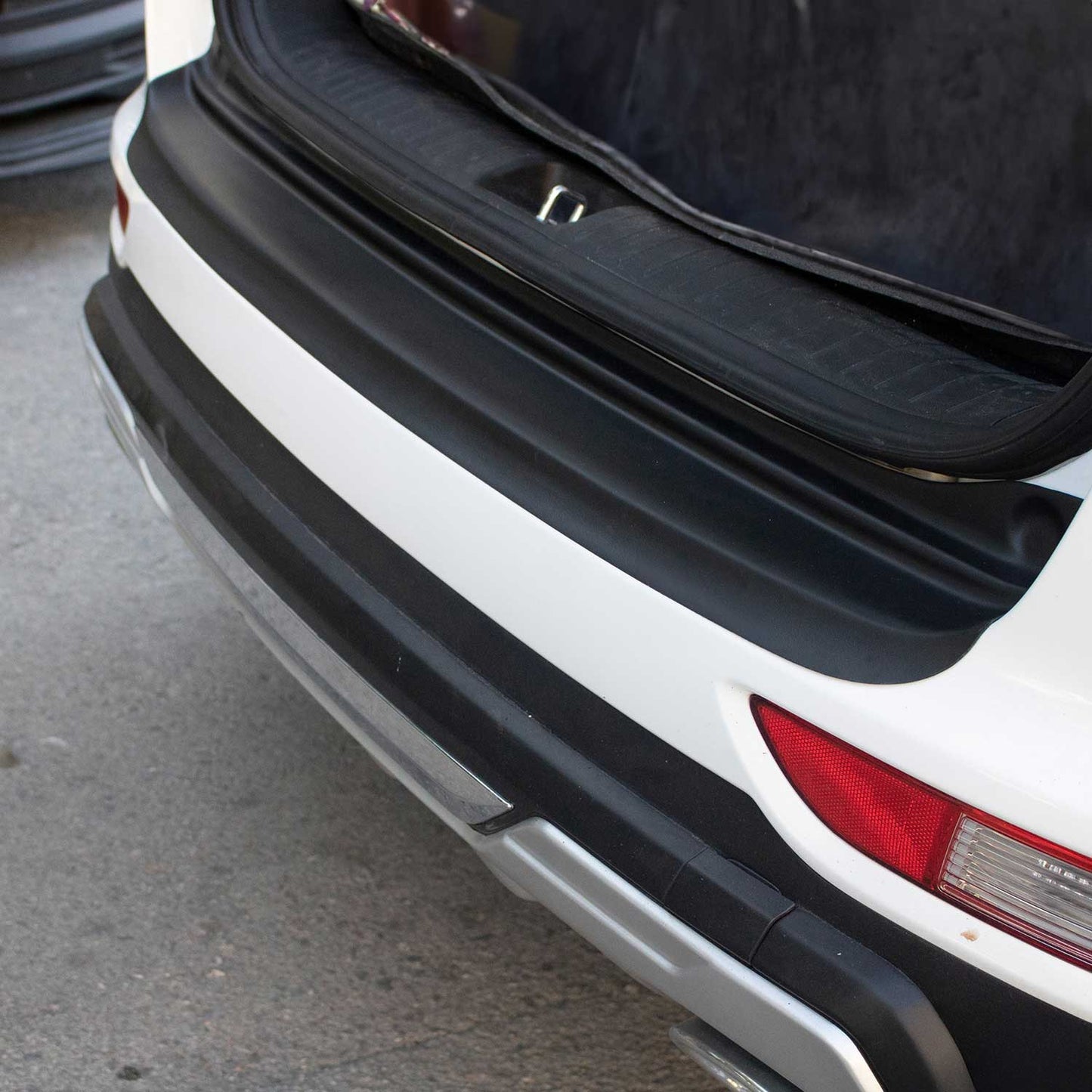 2018-2021 Kia Sportage Rear Bumper Sill Cover ABS Matte Black 1 Pcs