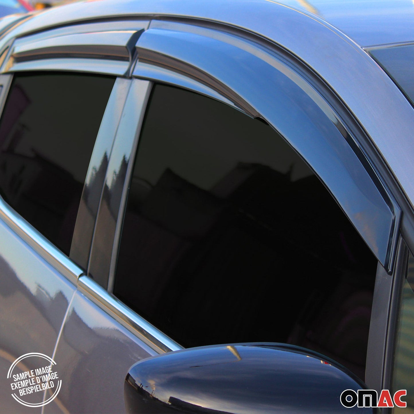 2011-2015 Chevrolet Cruze Window Visor Vent Rain Deflector 4Pcs Smoke