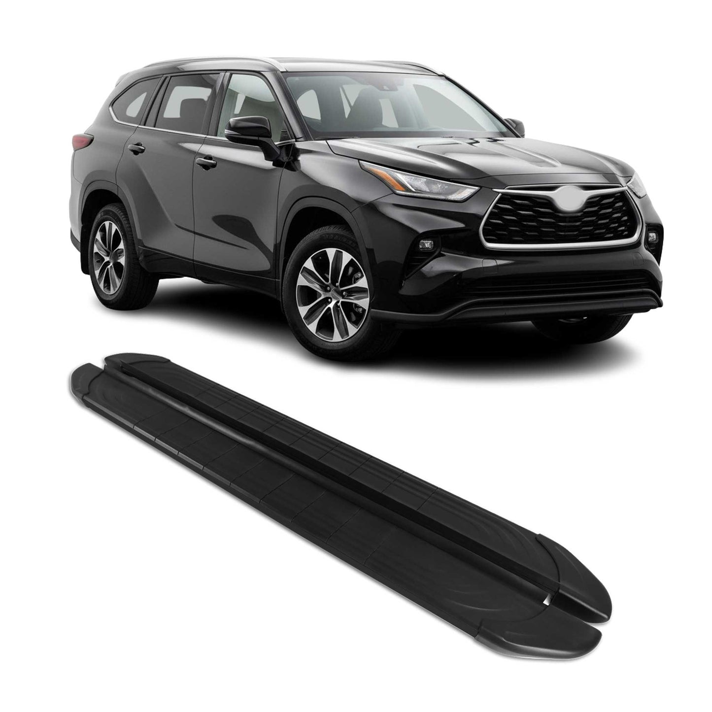 2020-2026 Toyota Highlander Nerf Bar Side Step Running Boards Alu 2x