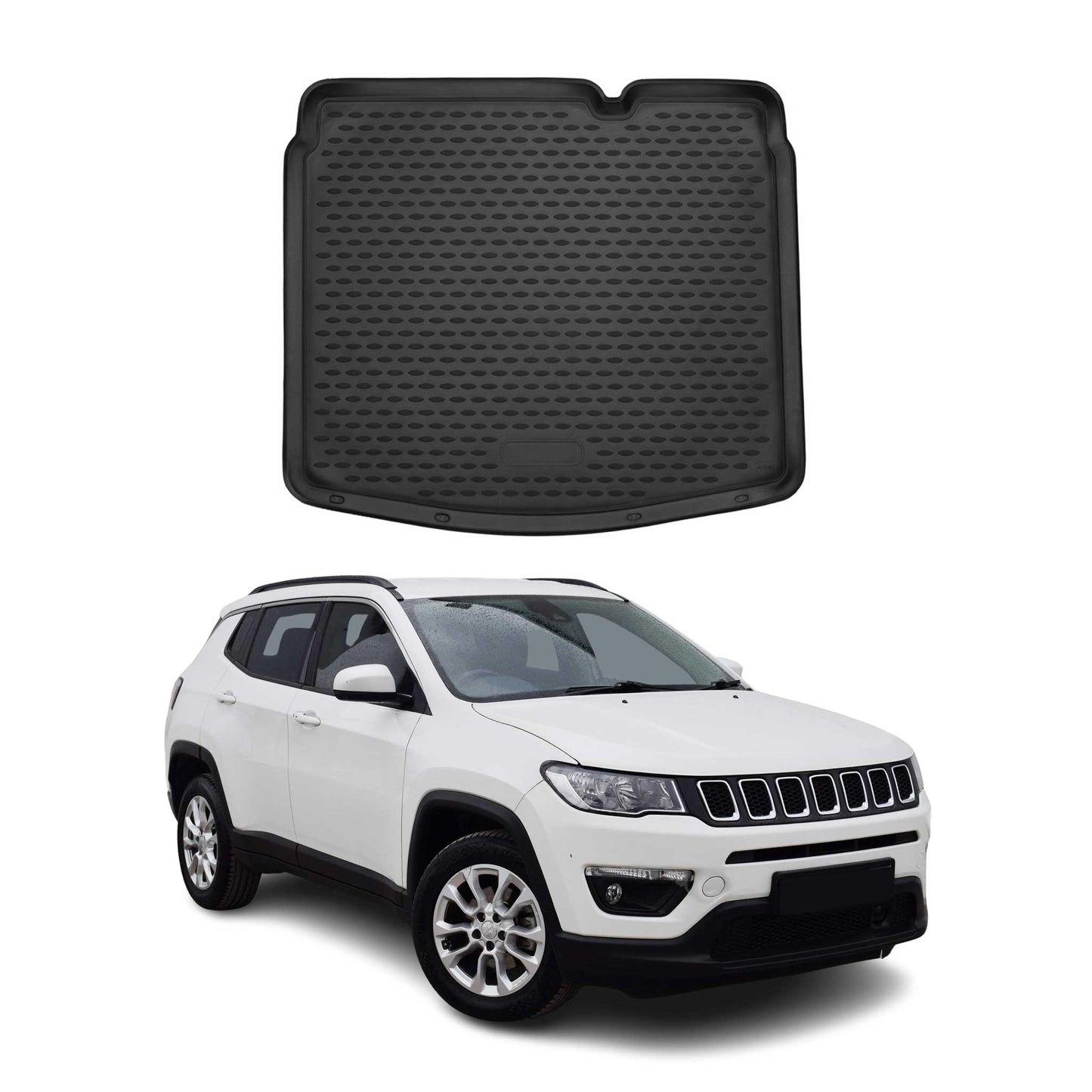 2017-2026 Jeep Compass Cargo Liner Trunk Mat All Weather Lower Black