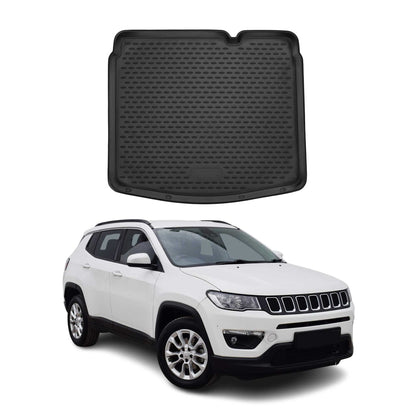 2017-2026 Jeep Compass Cargo Liner Trunk Mat All Weather Lower Black