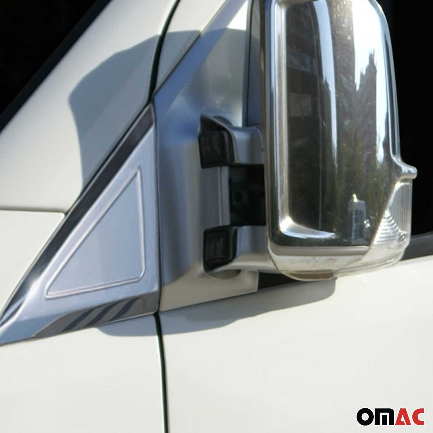 2019-2026 Mercedes Sprinter W907 910 Window Molding Quarter Trim Stainless Steel 2Pcs