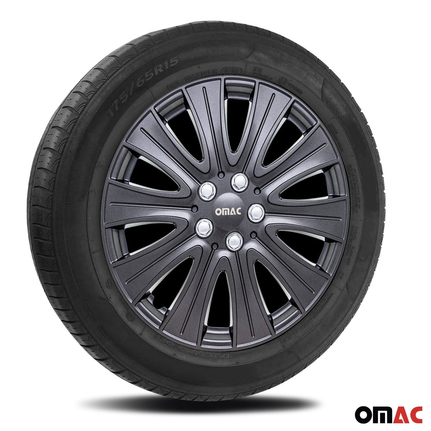 16" Hub Caps for Ford Transit 150 250 350 2015-2025 Metal Silver 4x Wheel Covers