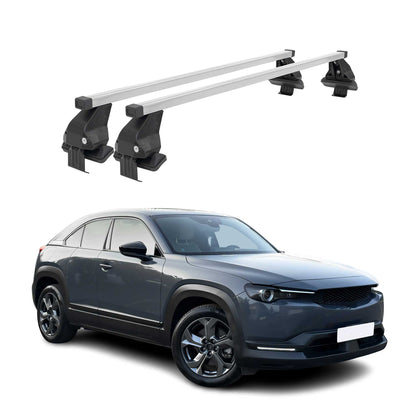 2020-2026 Mazda CX-30 Roof Rack Cross Bars Silver