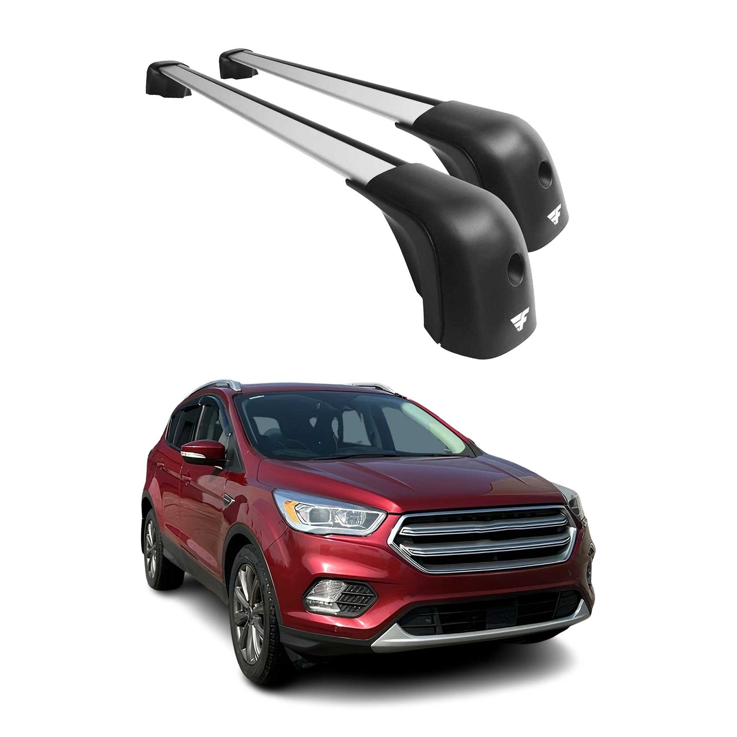 2013-2026 Ford Escape Roof Racks Cross Bars Silver