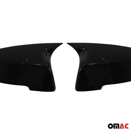 2014-2018 BMW 5 Series F10 F11 F18 2014-2018 FL Side Mirror Cover ABS Black Gloss 2Pcs