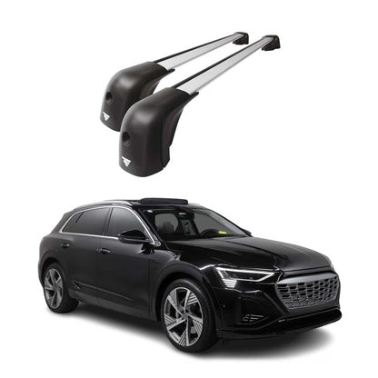2019-2026 Audi Q8 Roof Racks Cross Bars Silver