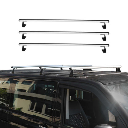 2016-2023 Mercedes Metris Fix Points Roof Racks Cross Bar Gray 3 Pcs