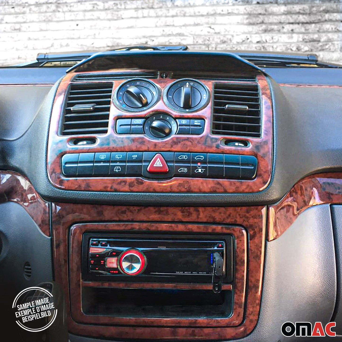 1997-2001 Audi A6 C5 All Models 4B Wooden Look Dashboard Console Trim Kit