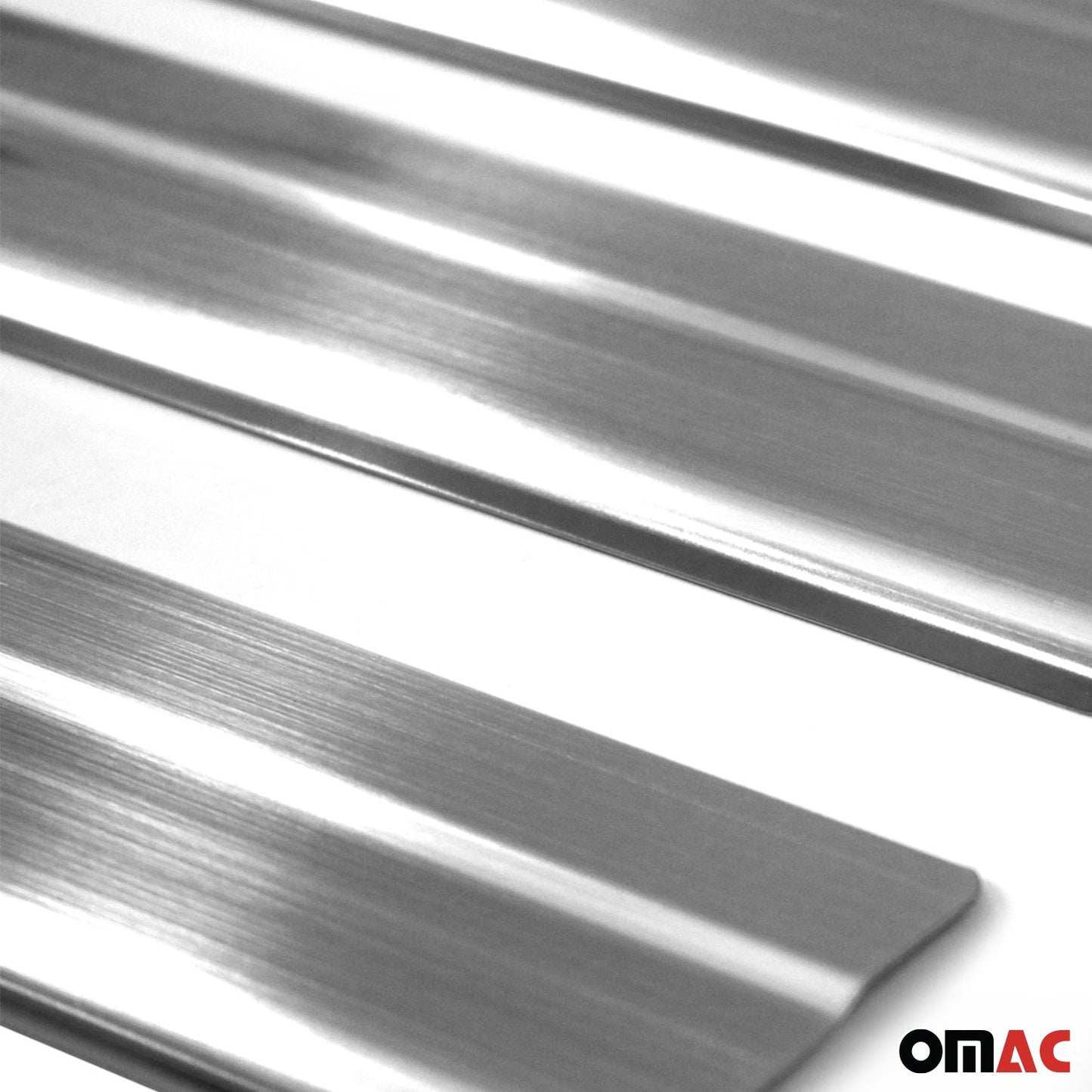 2017-2025 Mazda CX-5 2.gen Door Sill Scuff Plate Scratch Protector Stainless Steel Silver 4x