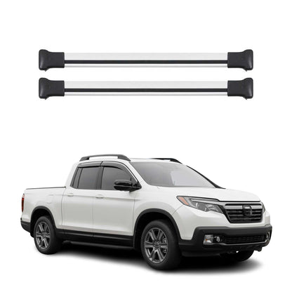 2017-2026 Honda Ridgeline Roof Rack Cross Bars Luggage Carrier Alu Gray 2Pcs