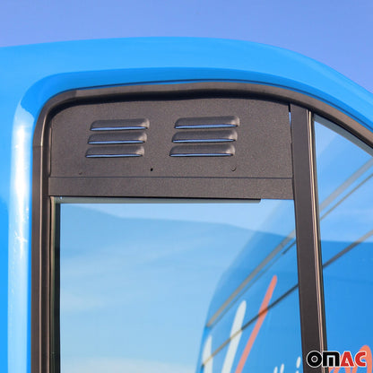 2015-2026 Ford Transit Car Ventilation Window Air Vent Aluminium Black 2Pcs