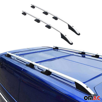 2015-2026 Ford Transit L3 LWB Roof Rack Rails Side Rails Silver