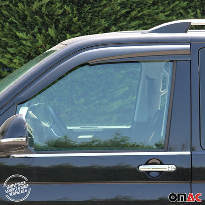2015-2026 Ford Transit Window Visor Vent Rain Deflector 2Pcs Smoke