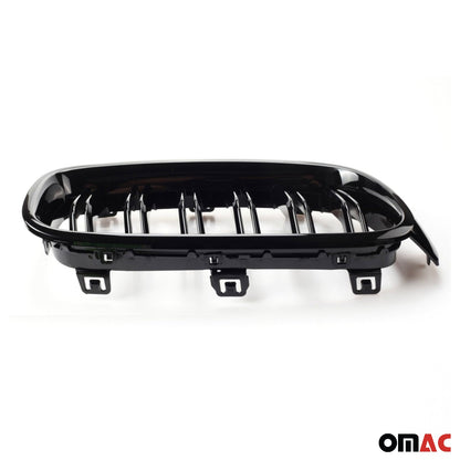 2012-2019 BMW 3 Series Sedan Wagon F30 F31 M3 Style Front Kidney Grille M3 Style Gloss Black Dual Slat
