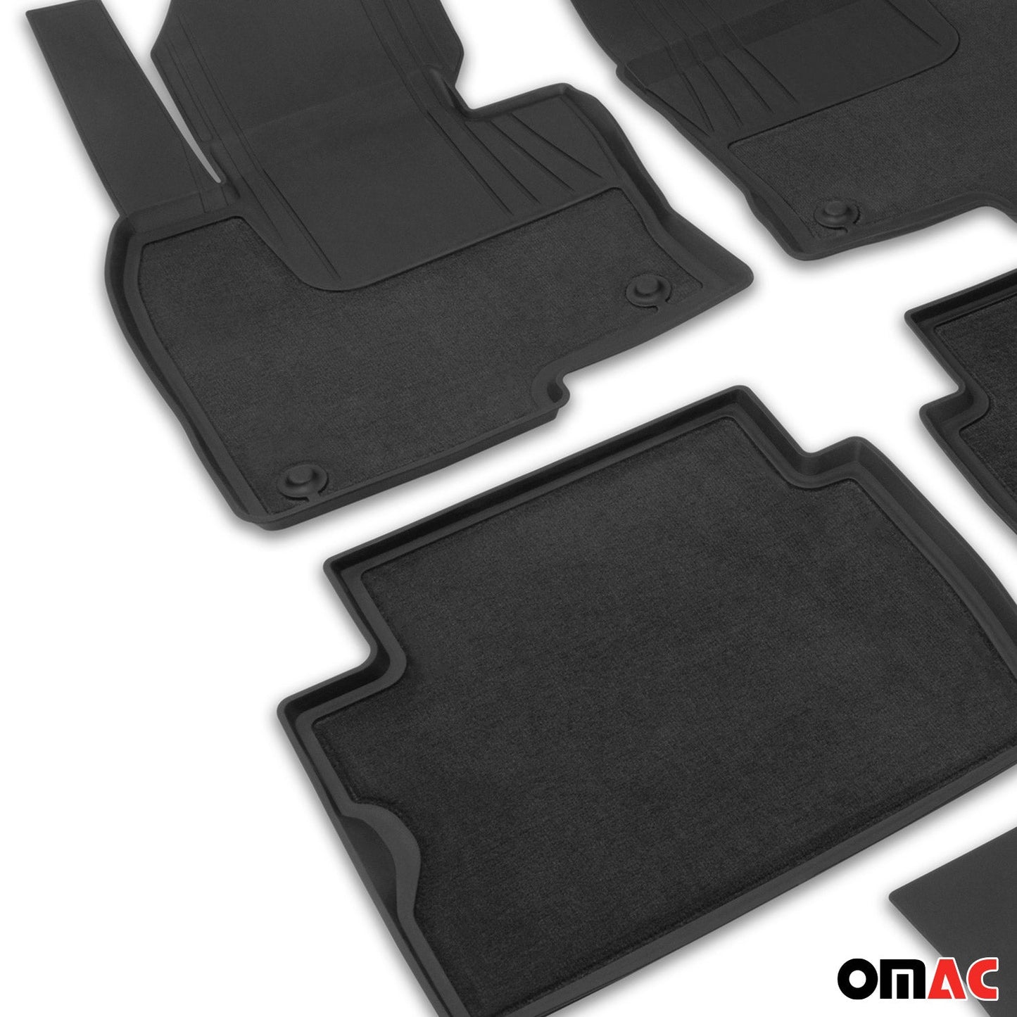2017-2025 Mazda CX-5 2.gen Floor Mats Liners Full Set All Weather Black