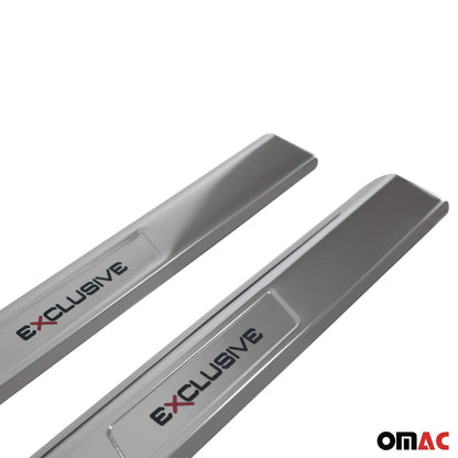 2009-2011 VW Tiguan Door Sill Scuff Plate Scratch Protector Exclusive Stainless Steel