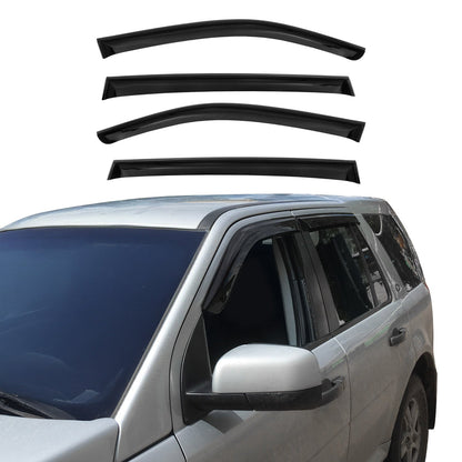 2019-2025 Subaru Forester V Window Visor Vent Rain Deflector 4Pcs Smoke
