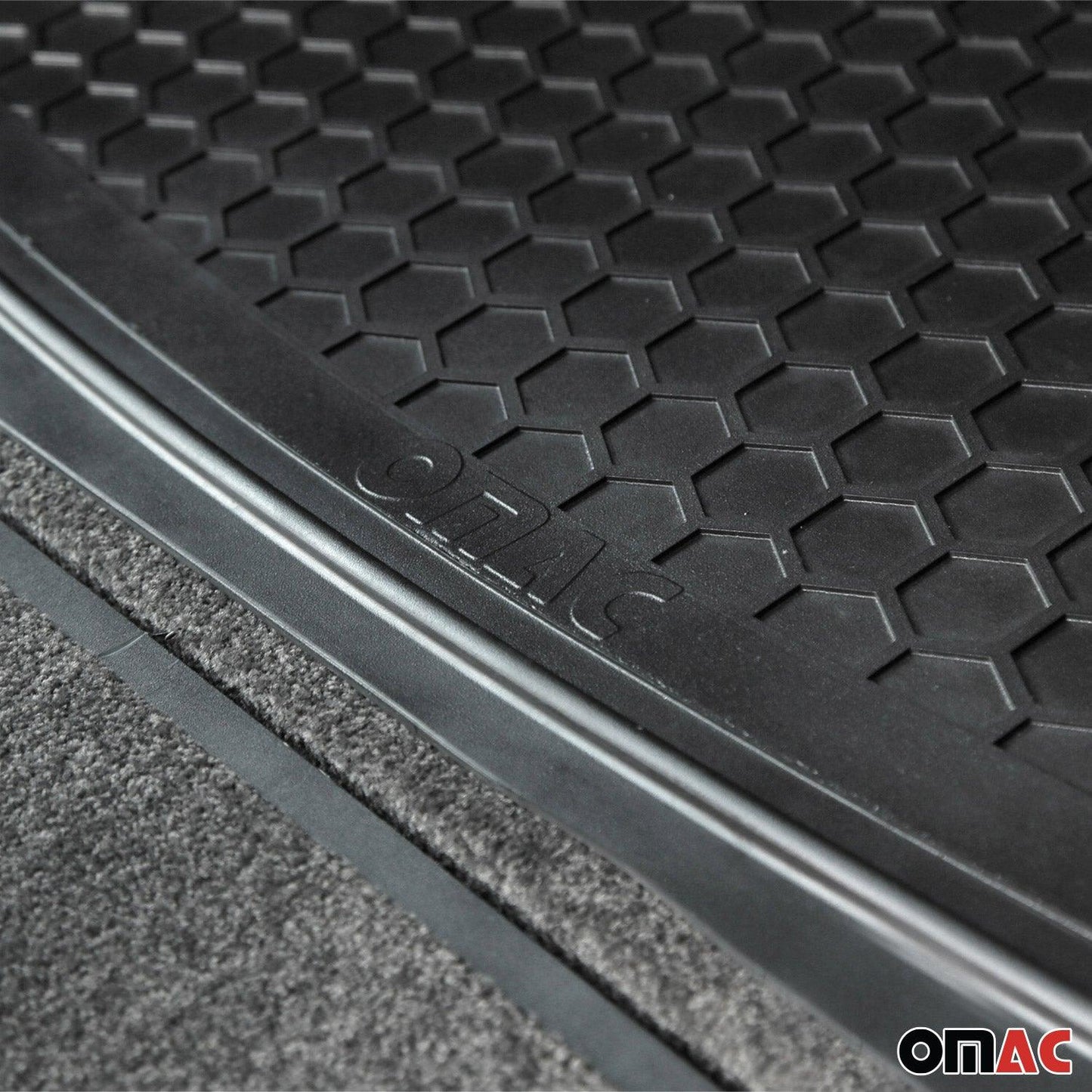 2022-2024 Volvo C40 Recharge Universal Cargo Mat Liner Waterproof Rubber Black 1Pc